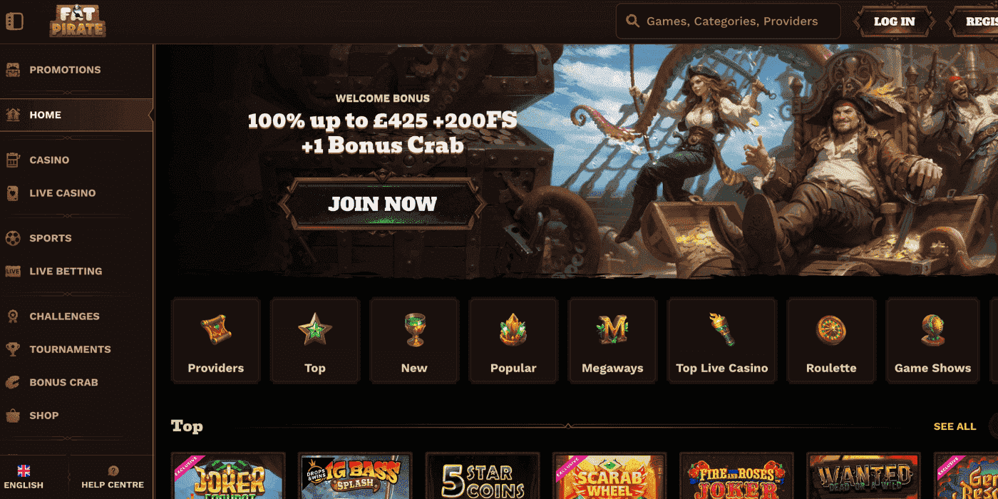 Anteprima di fatpirate casino