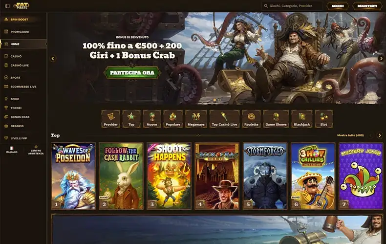 Lijst met slots die meetellen voor de fatpirate bonus