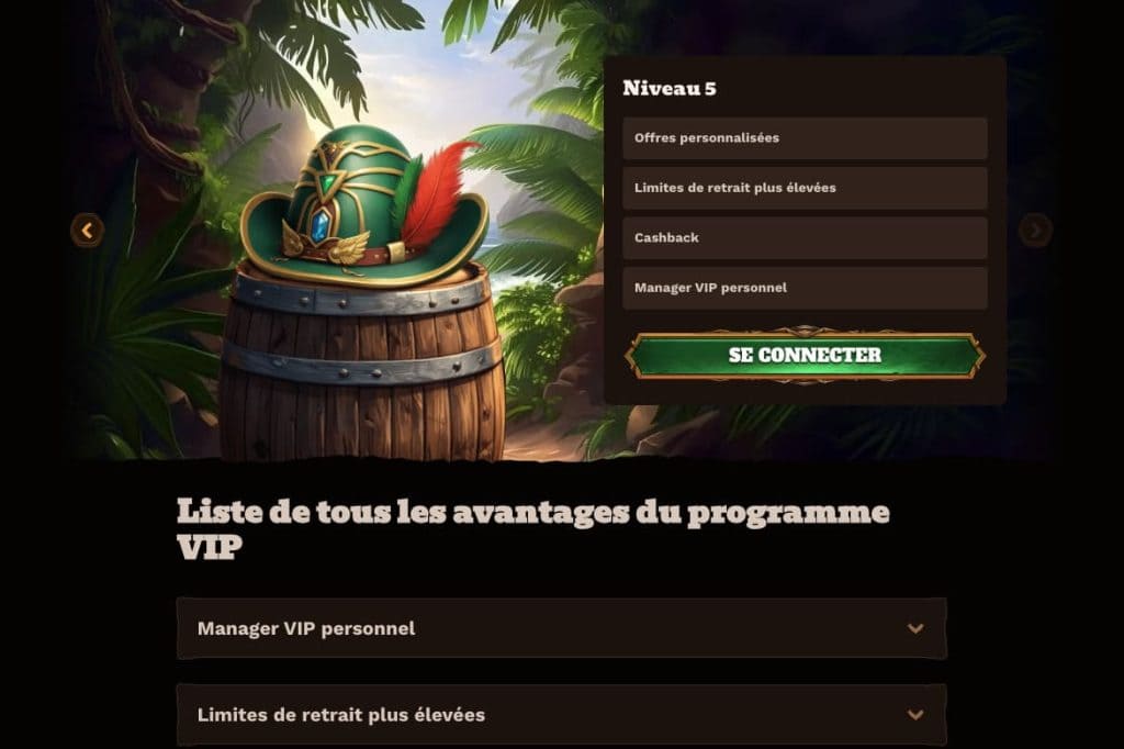 Schermata cassa fatpirate collegata al conto dopo il login